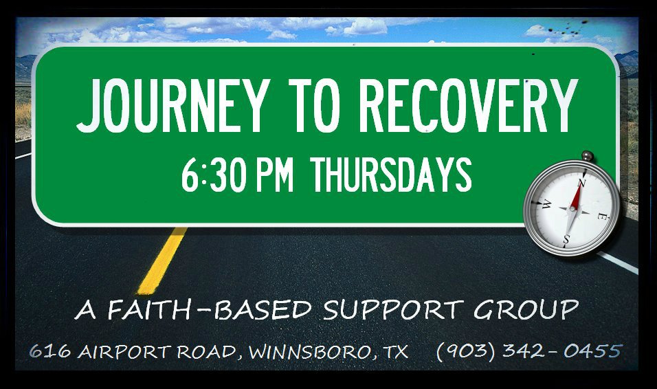 Journey To Recovery 6:30 pm Thursdays